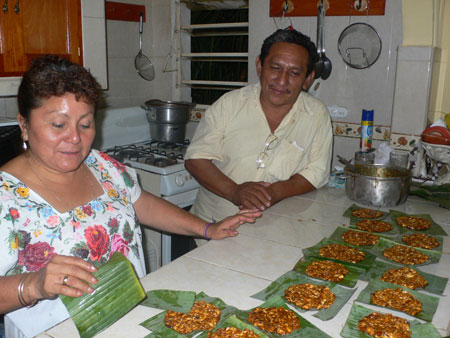 making honey sweets